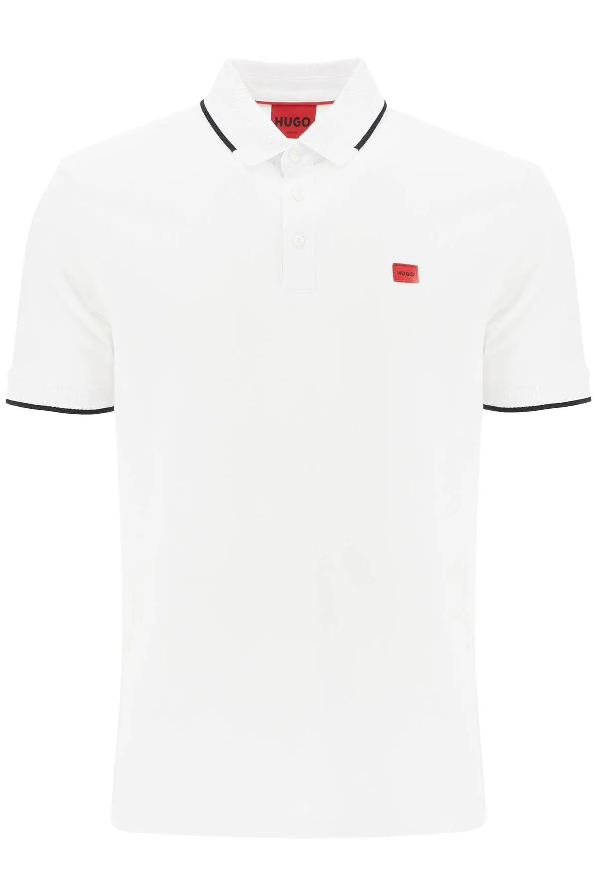 Hugo Polo Shirt con dettagli di finitura contrastanti